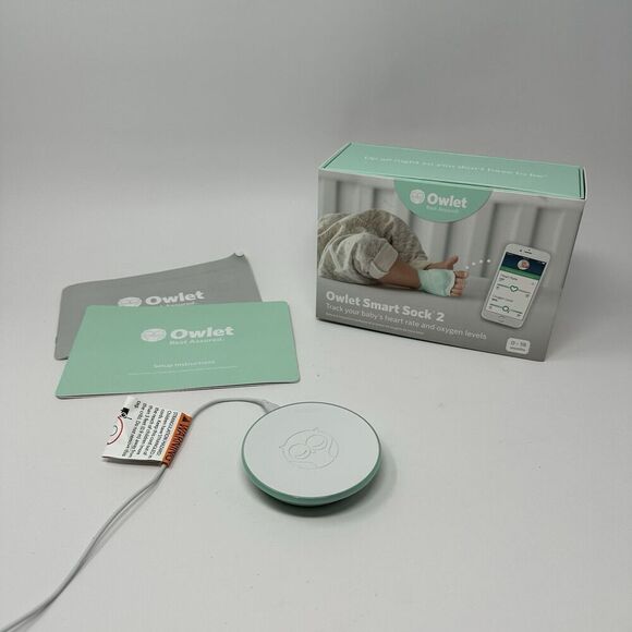 Owlet Smart Sock 2 Base and Cable NO Socks - Picture 2 of 6